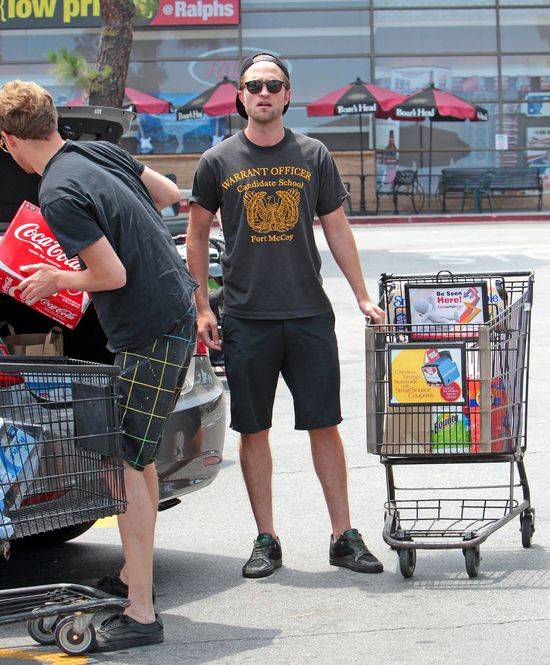 Robert Pattinson na zakupach