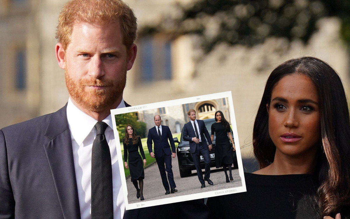 Wszyscy na to czekali! Harry i Meghan oraz William i Kate RAZEM pod zamkiem Windsor (WIDEO)