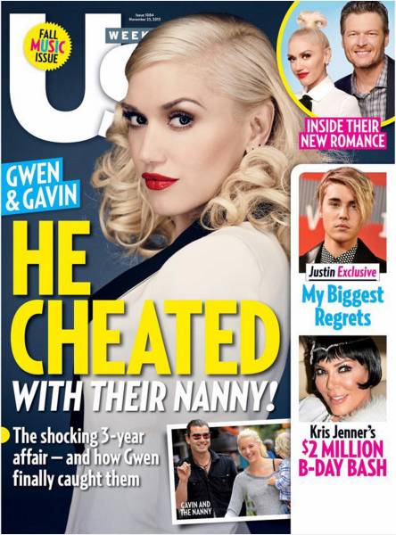 On, ona i niania, z którą on zdradza żonę