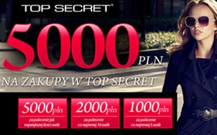 Top Secret daje pieniądze na zakupy!