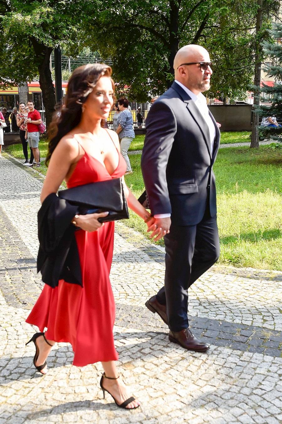 Ślub Joanny Opozdy i Antka Królikowskiego. Mnóstwo gości (ZDJĘCIA)