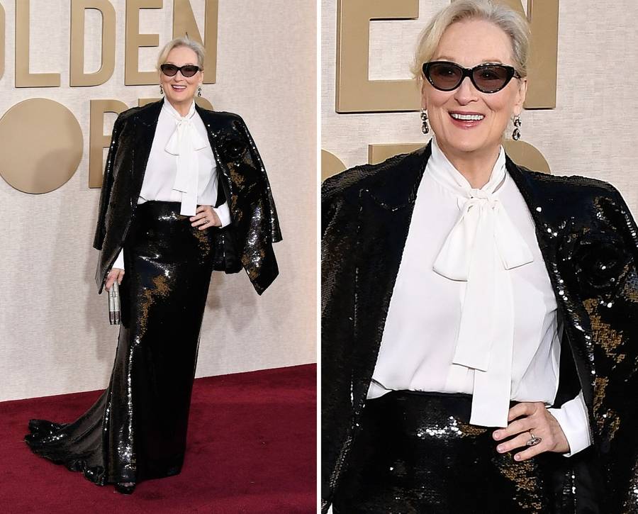 Zeszłoroczne Złote Globy 2024: Jennifer Lopez, Meryl Streep, Margot Robbie, Taylor Swift… (DUŻO ZDJĘĆ)