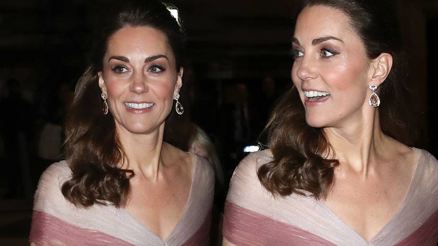 Księżna Kate BŁYSZCZAŁA na gali w kreacji od Gucci (ZDJĘCIA)