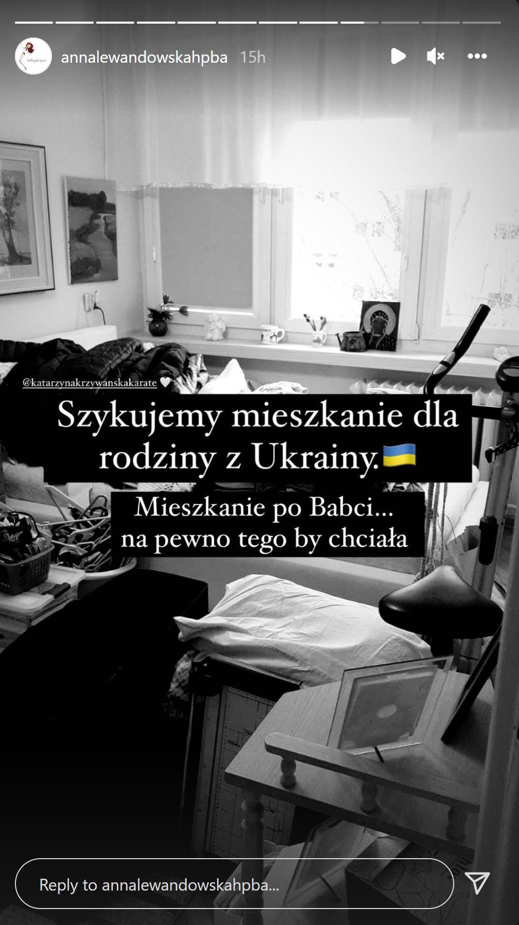 Anna Lewandowska przyjmie uchodźców z Ukrainy! Pokazała gdzie będą mieszkać