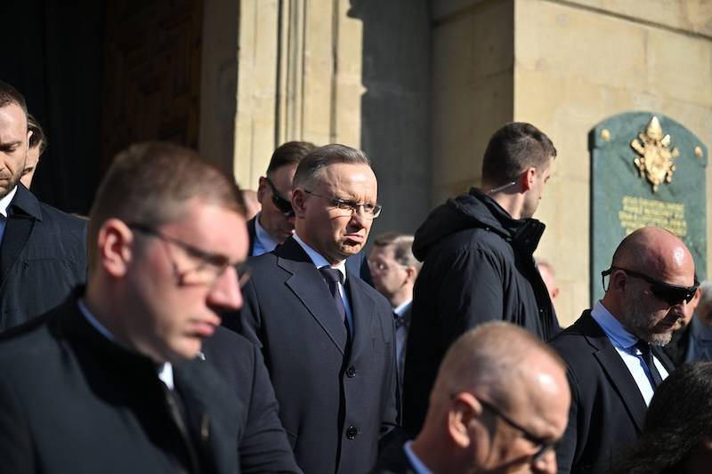 Pogrzeb Barbary Skrzypek. Marta Kaczyńska, Andrzej Duda, Jarosław Kaczyński…