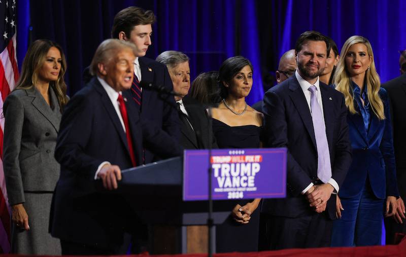 Syn Donalda Trumpa na wiecu wyborczym. W Białym Domu mieszkał jako dzieciak, dziś student…