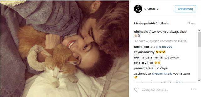 Miłość Zayna i Gigi Hadid na zdjęciach