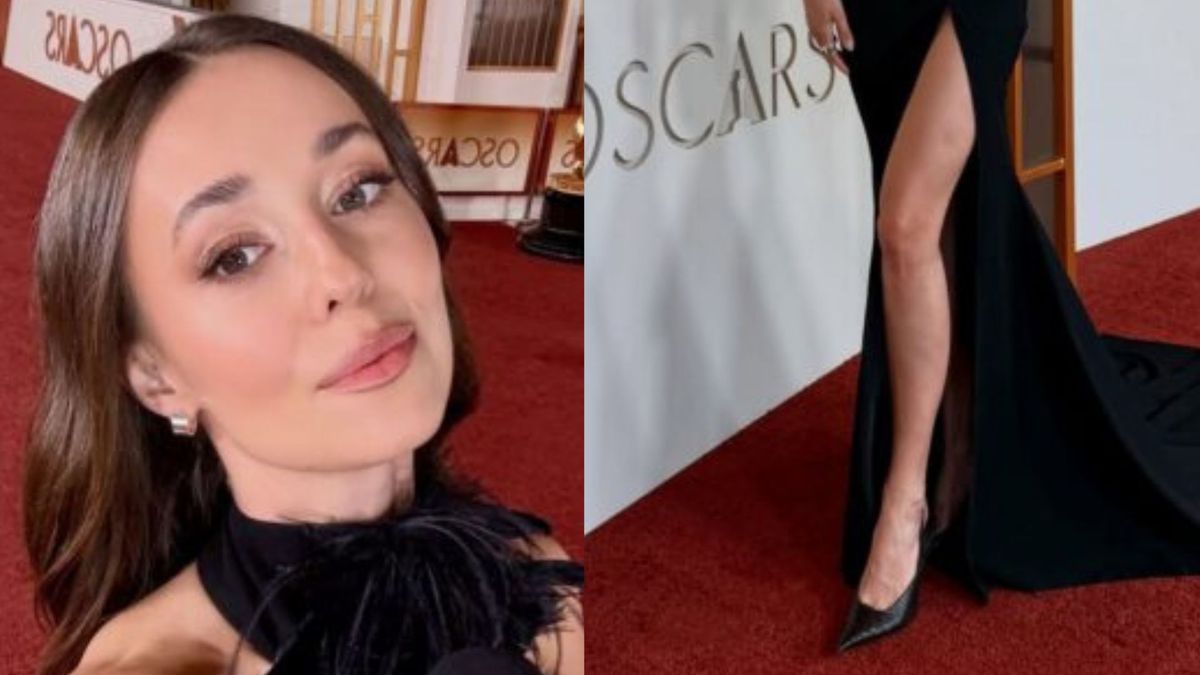 Izabella Krzan na gali Oscary, fot. Instagram