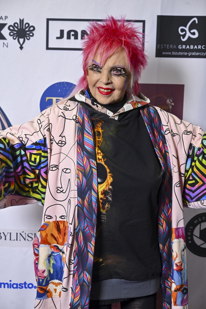 Krystyna Mazurówna na pokazie mody, fot. AKPA