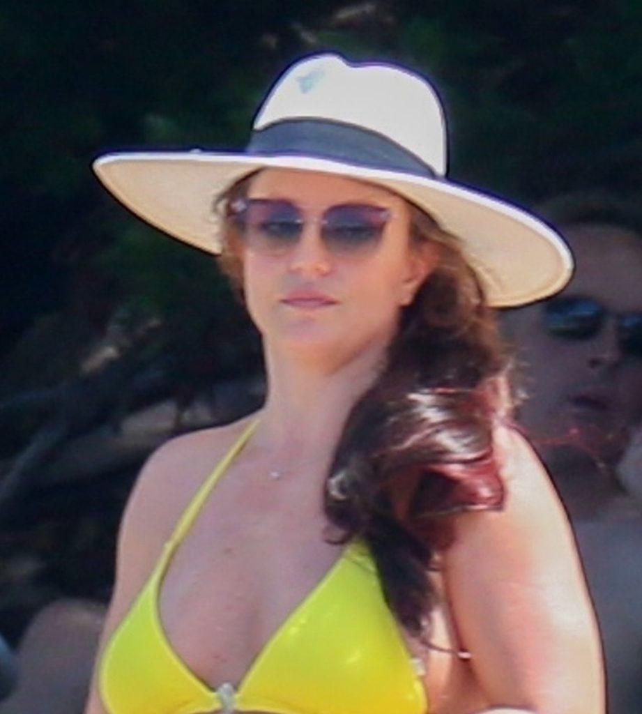 Britney Spears w ciemnych włosach