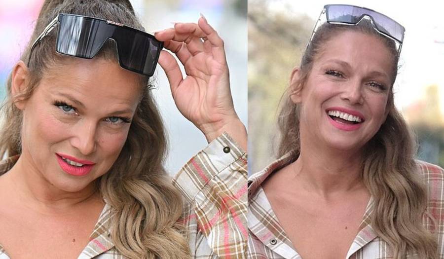 Liszowska w ultrakrótkiej mini świeci nogami, fot. KAPIF