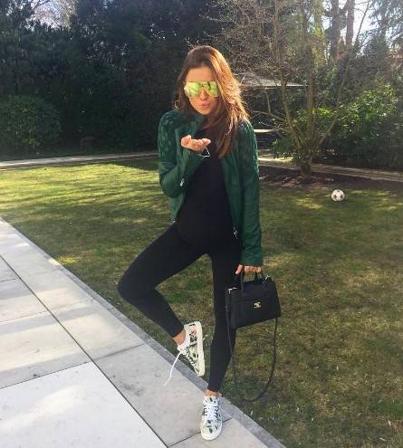 Ciąża Ewy Chodakowskiej na Instagramie Anny Lewandowskiej