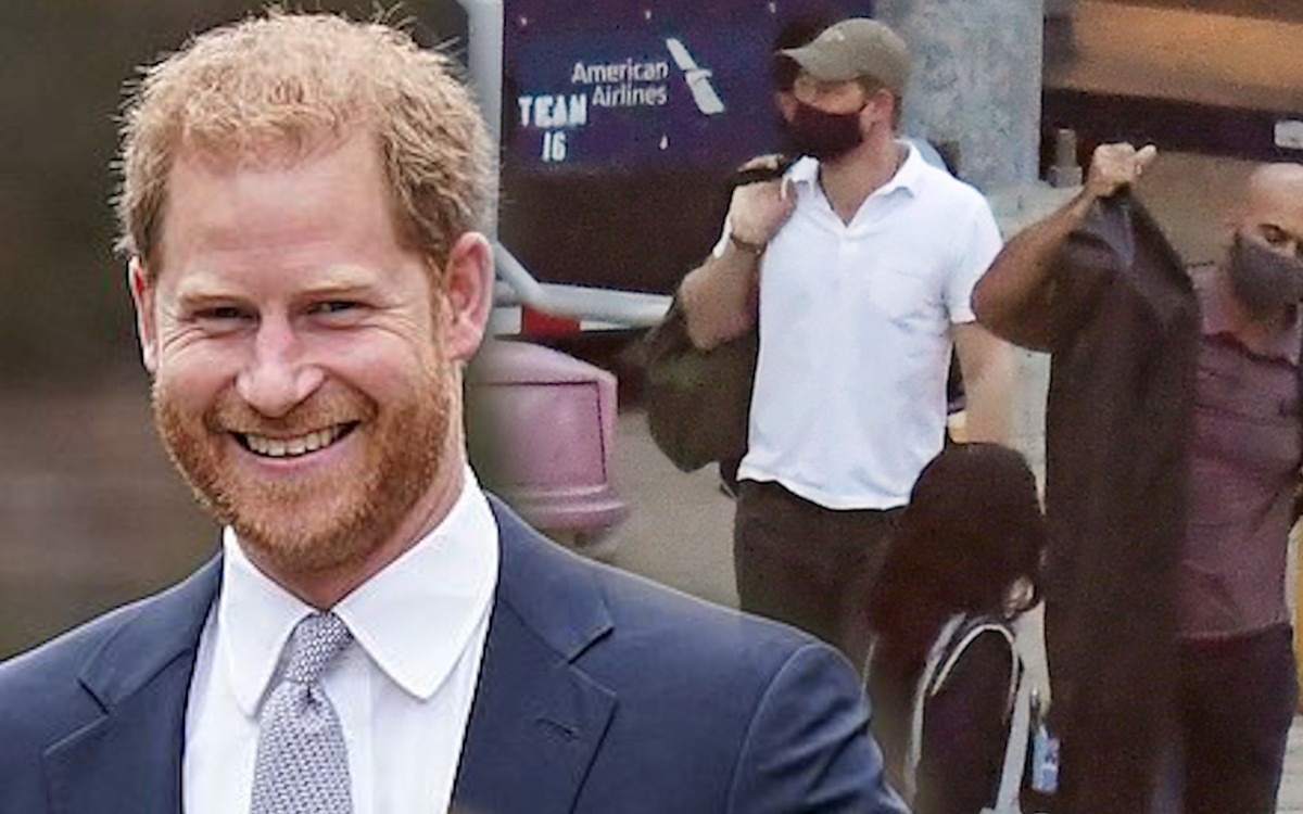Książę Harry już w Los Angeles. Przyłapany na lotnisku