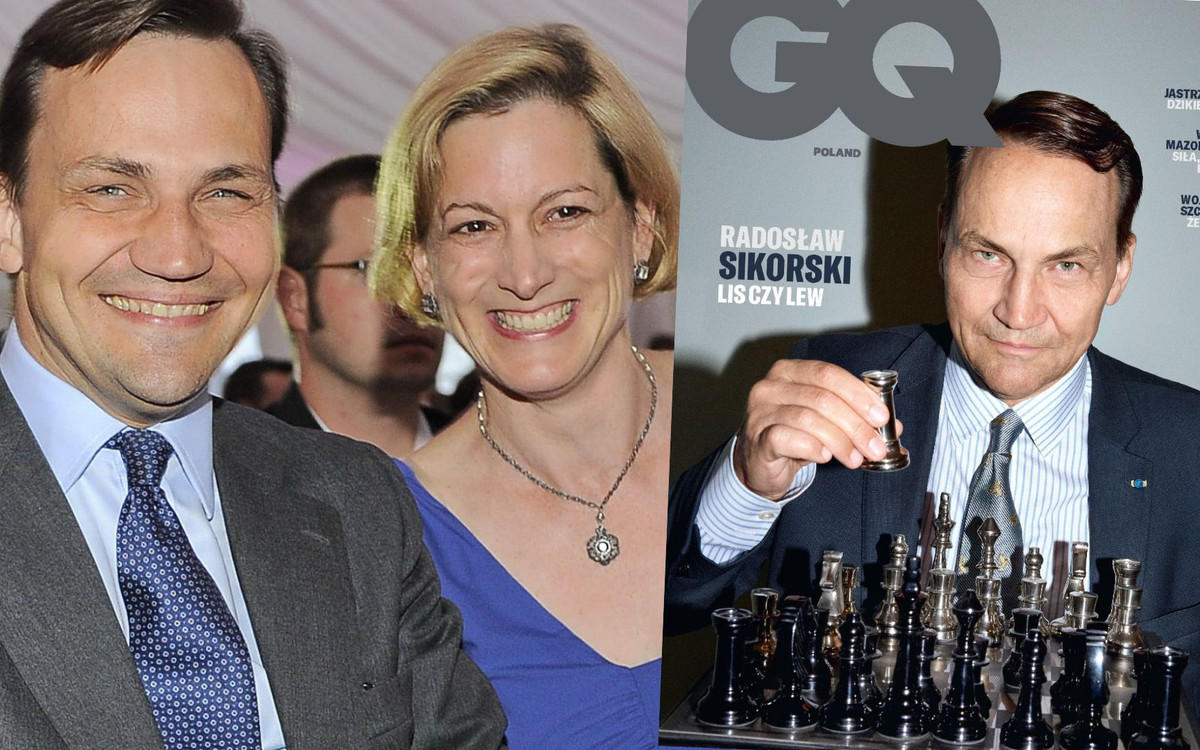 Zanim poznał żonę, był związany ze światową gwiazdą. Sikorski ujawnia w wywiadzie dla GQ