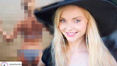 Szczupła Iza Miko rozprostowuje się w BIKINI: Bardzo ładna PUPCIA!