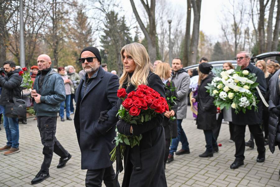 Ewa Wachowicz z mężem, fot. AKPA.