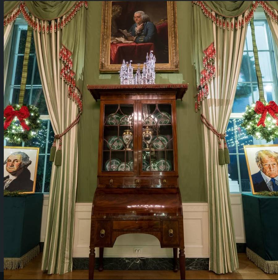 Tak Melania Trump udekorowała Biały Dom na Boże Narodzenie, fot. Instagram