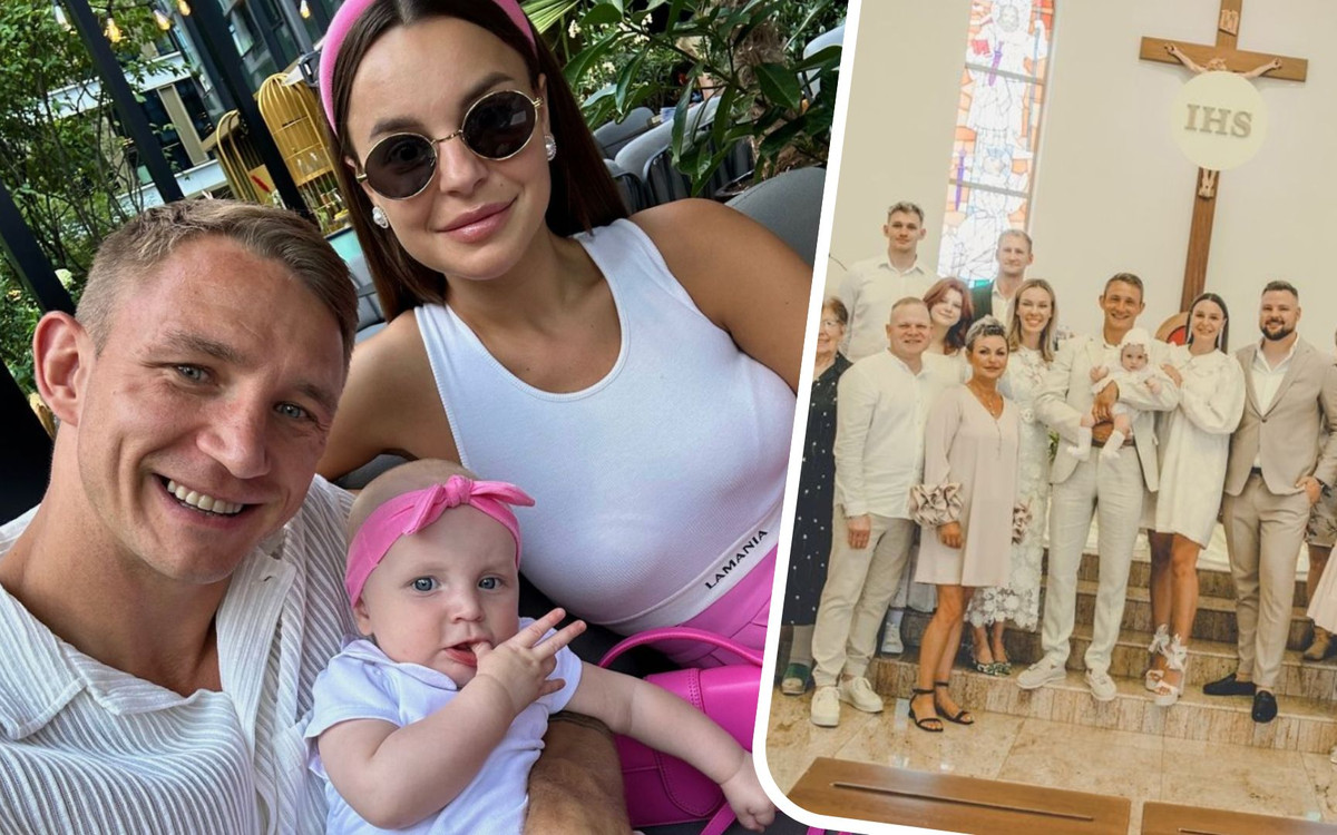 Jakub i Paulina Rzeźniczakowie ochrzcili córkę. Pokazali rodzinne fotografie