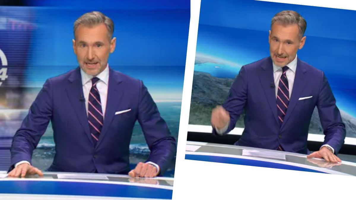 Piotr Kraśko, fot. "Fakty" TVN.