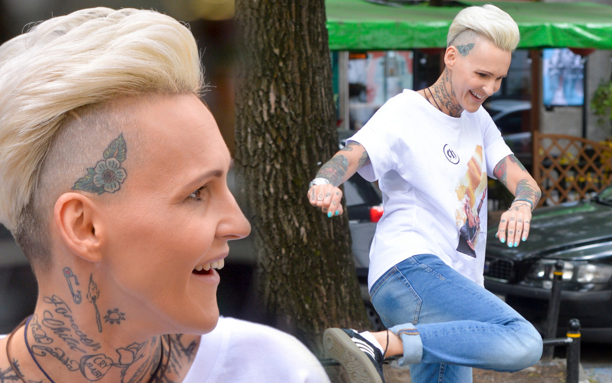 Agnieszka Chylińska zaszalała z kolorem na głowie. Postawiła na ZIELONE włosy