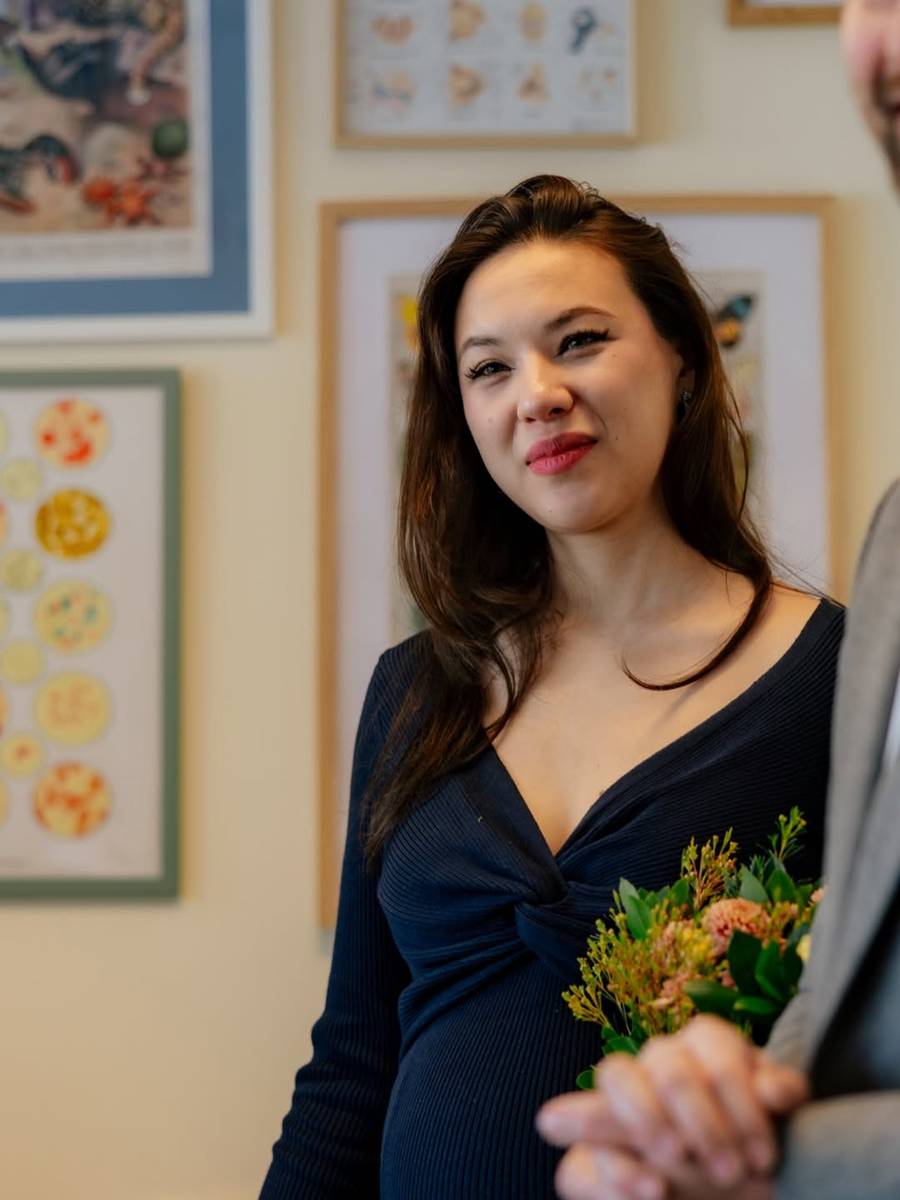 Aleksandra Uznańska-Wiśniewska w ciąży