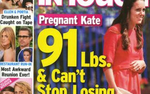 Ciężarna Kate Middleton waży jedynie 40 kilogramów!