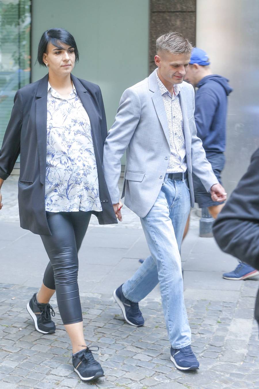 Tomasz Komenda z partnerką Anną Walter