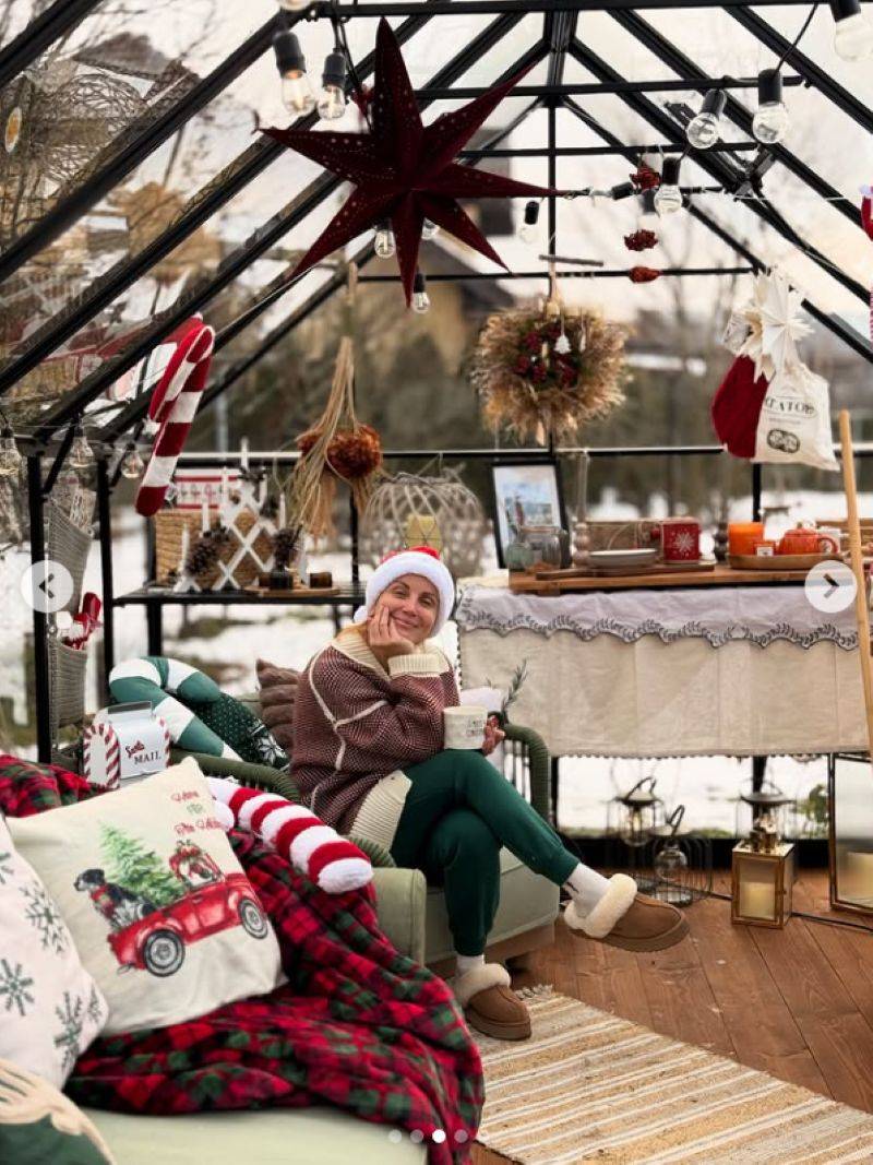 Świąteczna szklarnia Kasi Zielińskiej/Instagram/katarzynazielinska