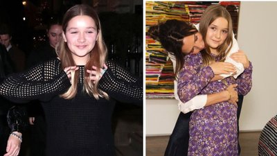 Harper Beckham świętuje swoje 12. urodziny w Prada Cafe