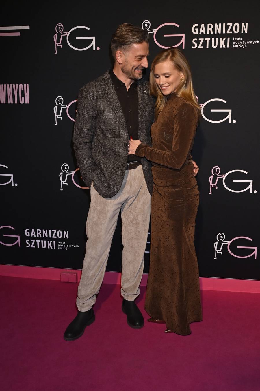 Agnieszka Kaczorowska, Marcin Rogacewicz, fot. AKPA