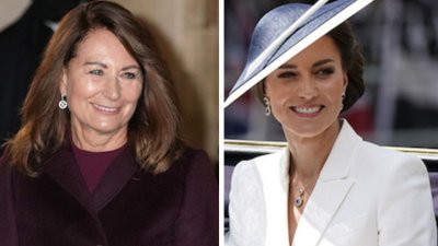 Matka księżnej Kate w tej samej sukience, co ona przed rokiem. Która wypadła lepiej?