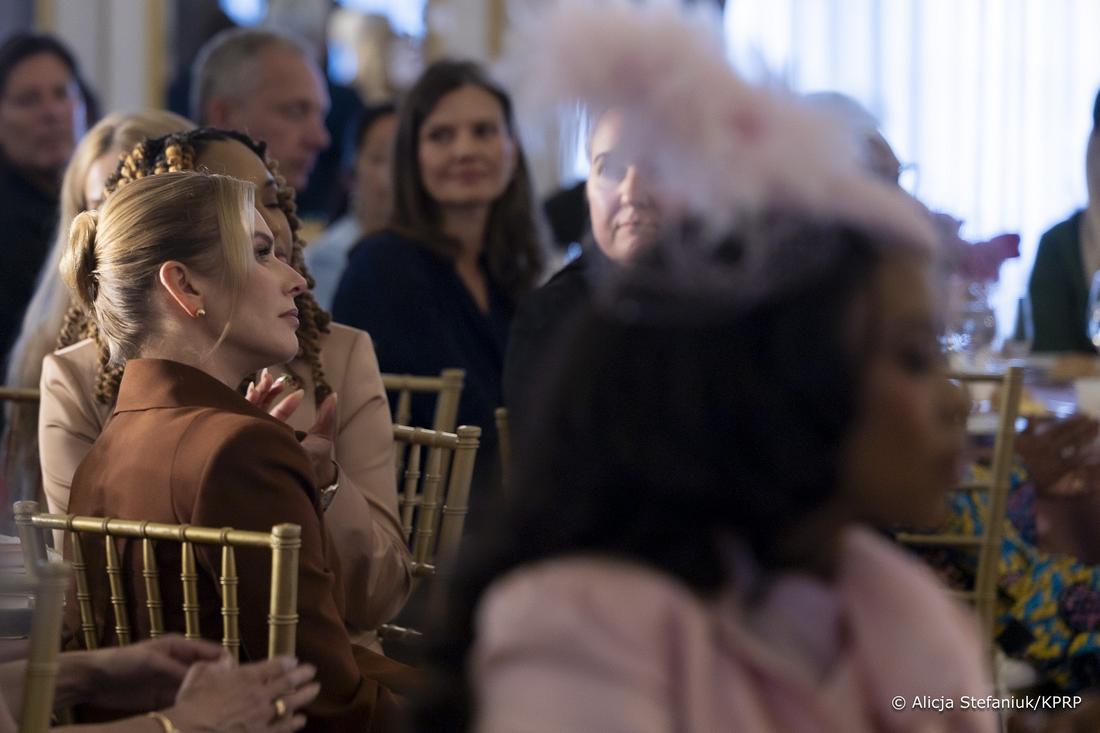 Marta Nawrocka z Melanią Trump. Spotkanie Pierwszych Dam Polski i USA fot. KPRP/Alicja Stefaniuk