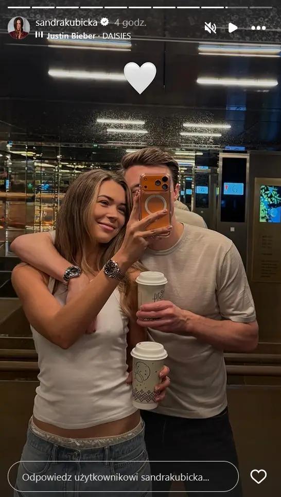 Sandra Kubicka i Adam Zaorski/ fot. Instagram