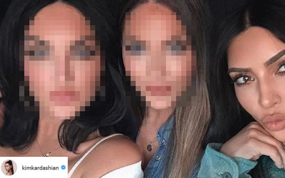 Kim Kardashian i jej przyjaciółki! Znajdź 3 różnice