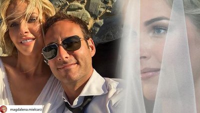 Magdalena Mielcarz pokazała swoją suknię z okazji 11. rocznicy ślubu (Instagram)