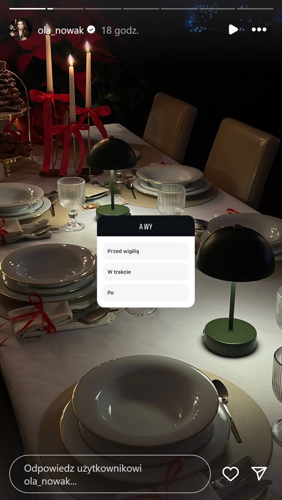 Święta 2024: Jak wyglądały wigilijne stoły gwiazd? Kayah na bogato, Tomaszewska postawiła na czerwień, Zborowska skromnie (FOTO)