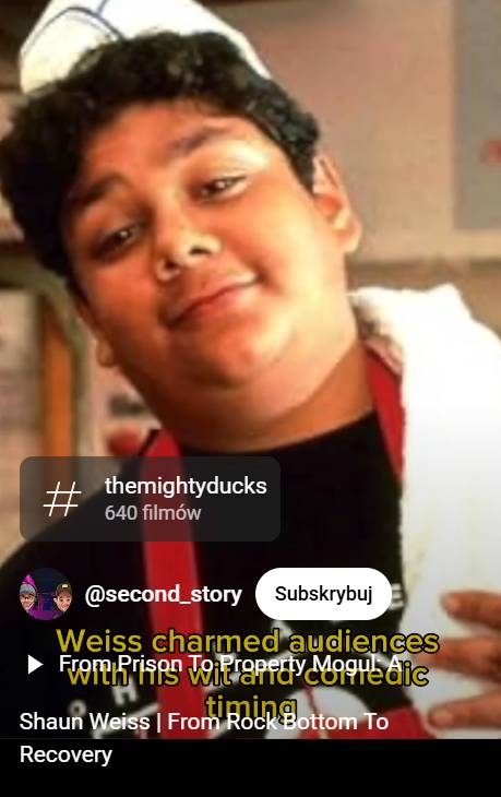 Shaun Weiss, fot. Second Story/YouTube screen.