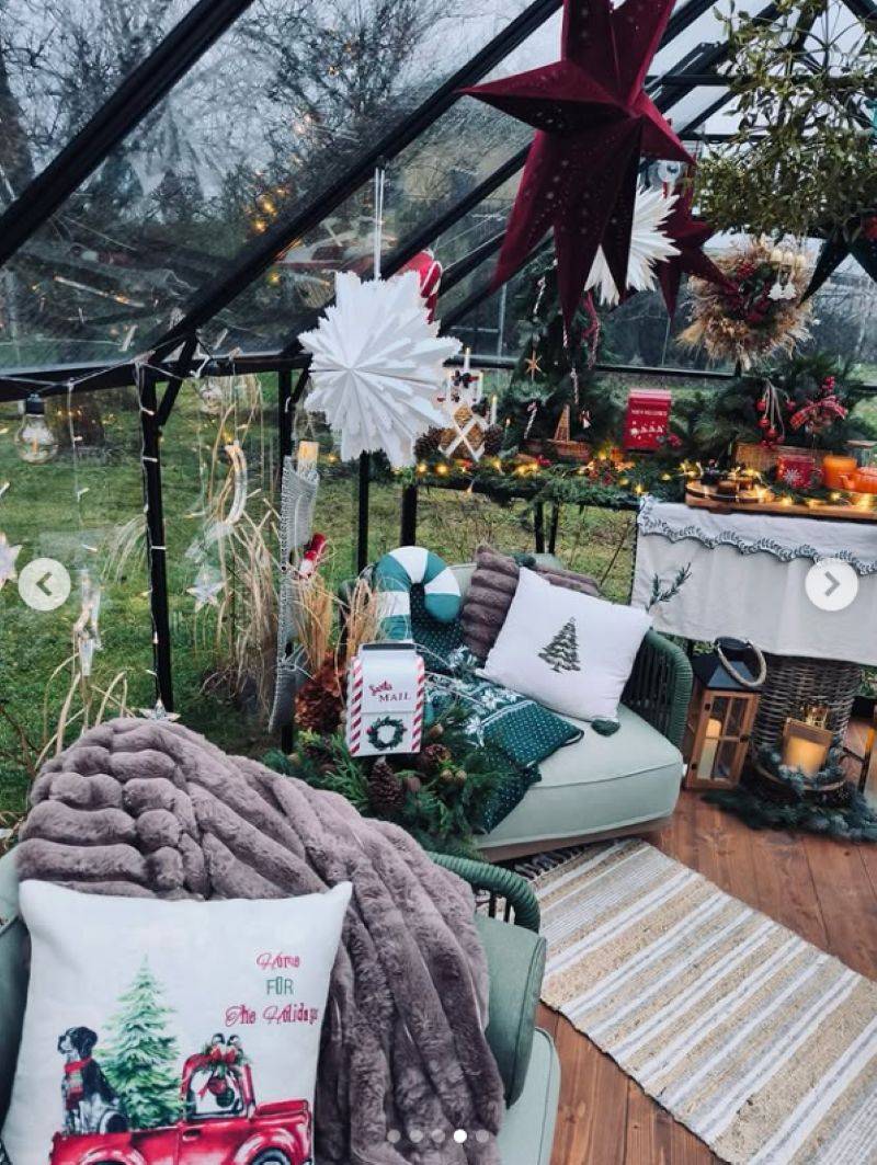 Świąteczna szklarnia Kasi Zielińskiej/Instagram/katarzynazielinska