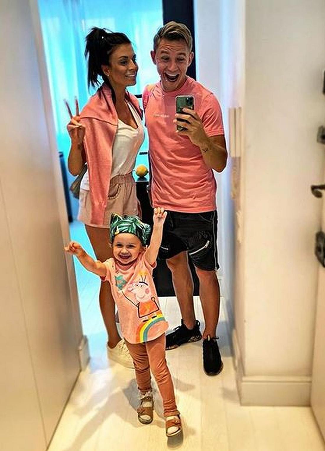 Jakub Rzeźniczak świętuje urodziny córki