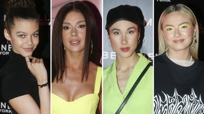 Zjazd celebrytek i tiktokerek na evencie Maybelline: opalona Klaudia Halejcio eksponuje pierścionek, Ida Nowakowska i Emilia Dankwa świecą brzuchami