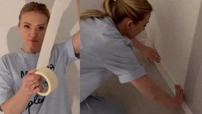 Kurdej-Szatan z mężem sami wzięli się za remont domu. Ale kolory! Pokazali efekty