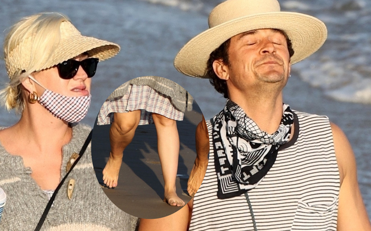 Katy Perry w ciąży puchną nogi – 35-letnia gwiazda z Orlando Bloomem na spacerze (ZDJĘCIA)