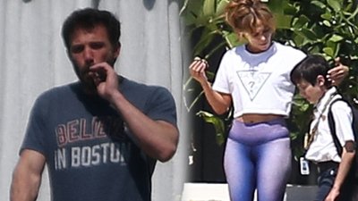 Jennifer Lopez i Ben Affleck tak spędzają poniedziałek w MIAMI (ZDJĘCIA)