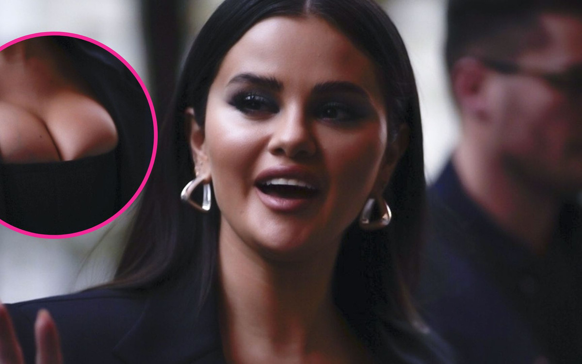 Te zdjęcia to HIT! Selena Gomez wyeksponowała swoje piersi w Paryżu (ZDJĘCIA)
