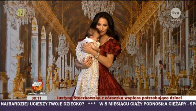 Justyna Steczkowsja i jej córeczka Helenka na okładce Gali