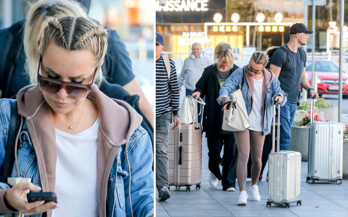 Blanka Lipińska na lotnisku z rodziną i CHŁOPAKIEM (ZDJĘCIA)