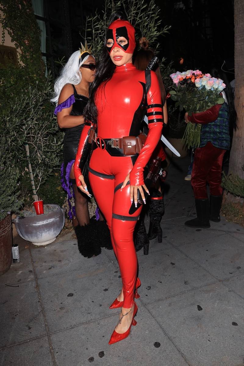 Impreza Halloween u La La Anthony. Deadpool, Diana Ross, Aniołek…