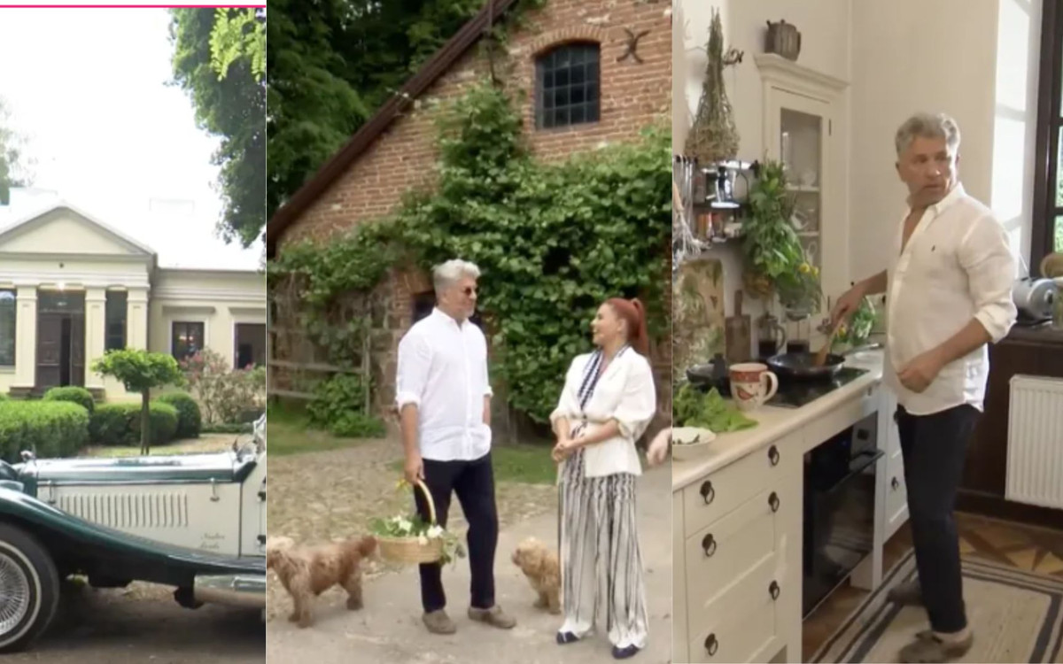 Urbańska i Józefowicz mieszkają w pięknym dworku. Ta posiadłość ma duszę