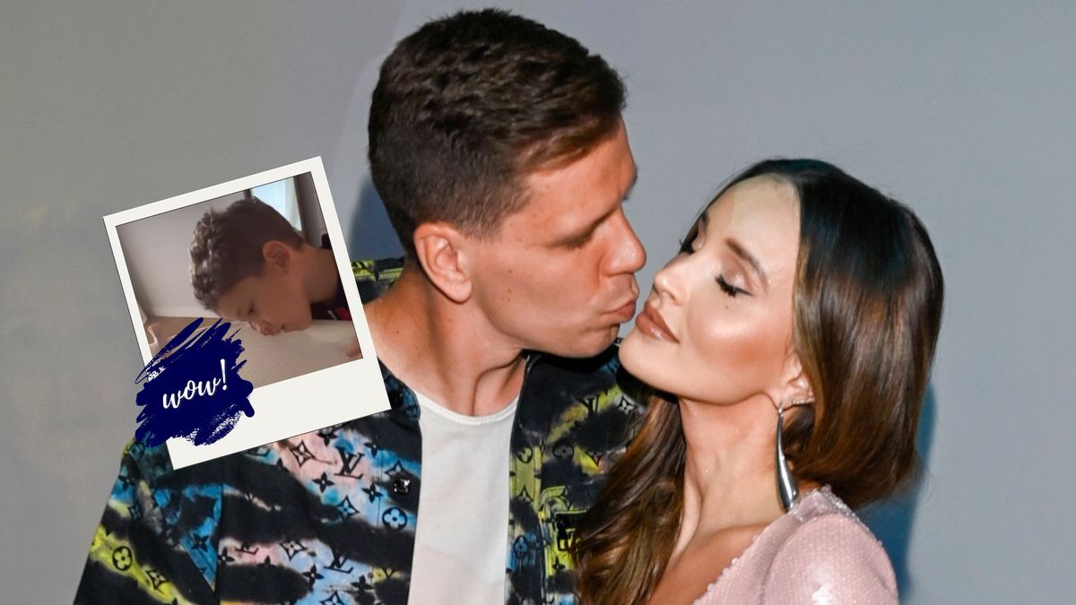 Noelia Szczęsna, Liam Szczęsny, Wojciech Szczęsny, Marina Łuczenko-Szczęsna, fot. AKPA.