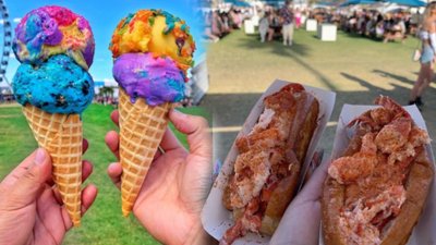 Co jedzą ludzie na Coachelli?